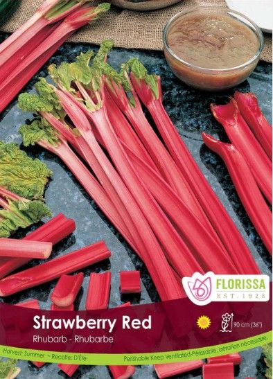 Rhubarb (root pkg) Strawberry Red (1/pkg)