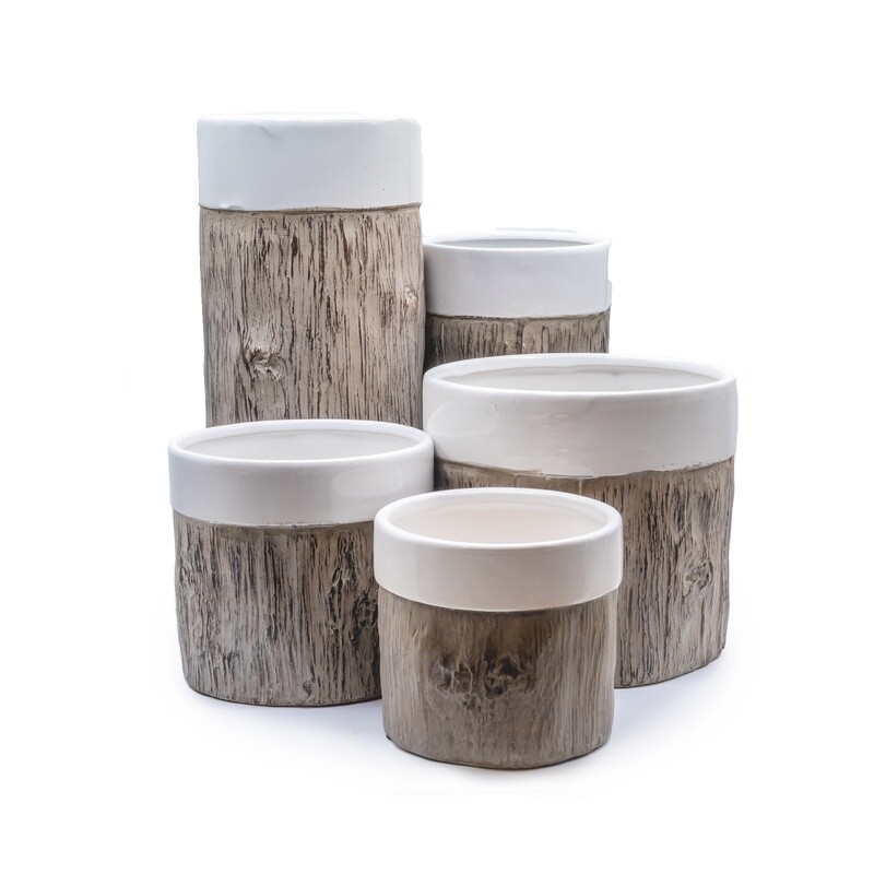 Ceramic Pot - Barnboard