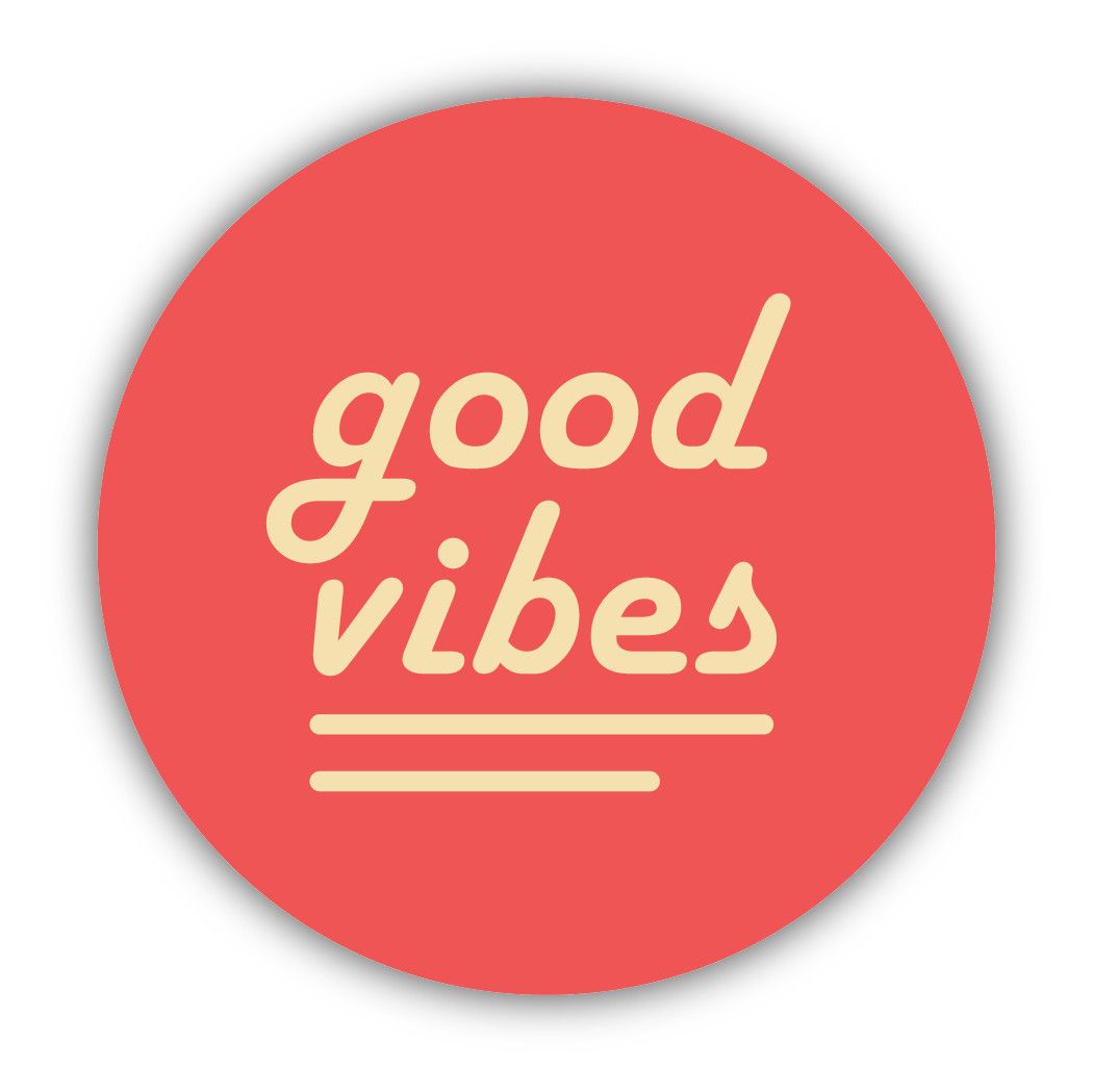 Sticker - Good Vibes Circle