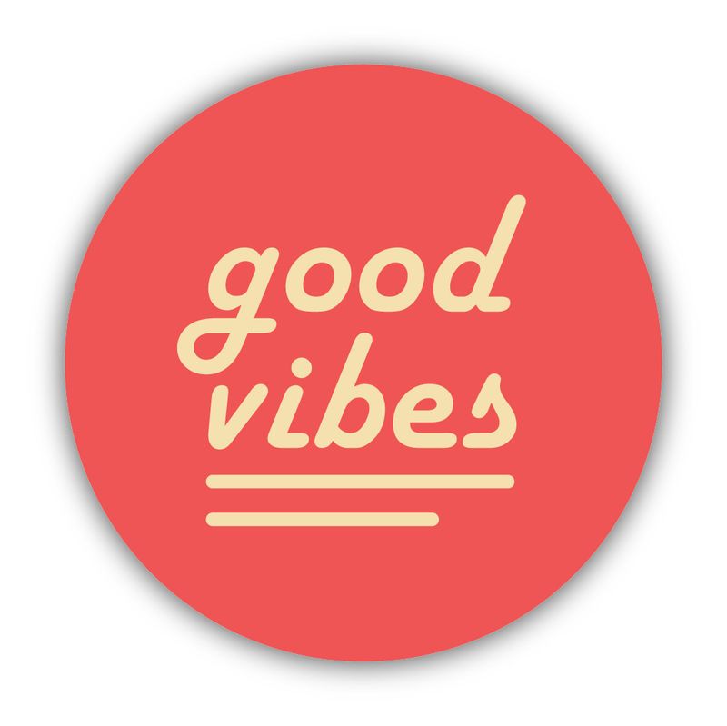 Sticker - Good Vibes Circle