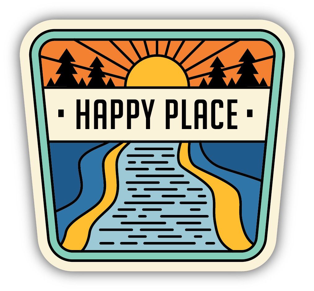 Sticker - Happy Place River Patch