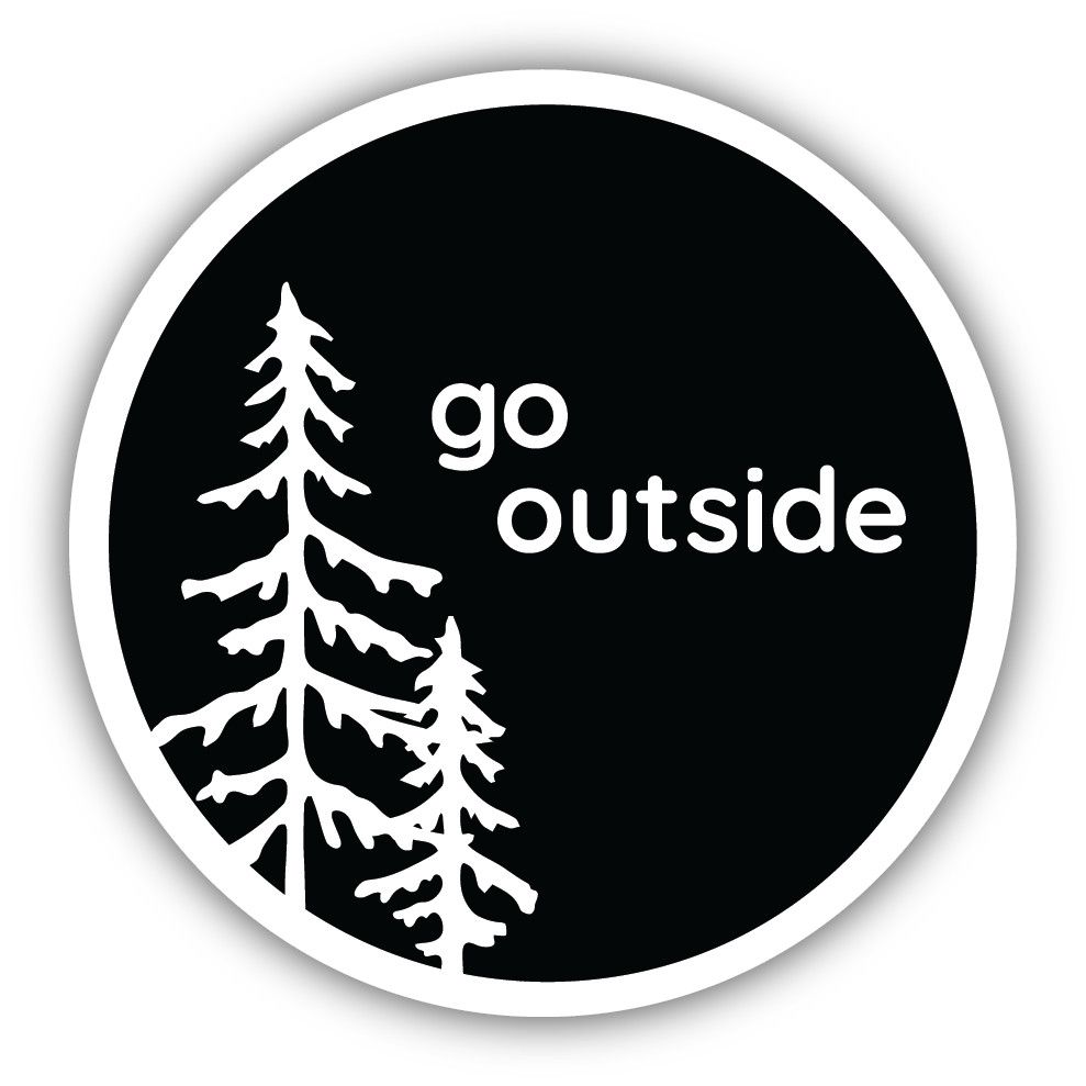 Sticker - Go Outside Trees