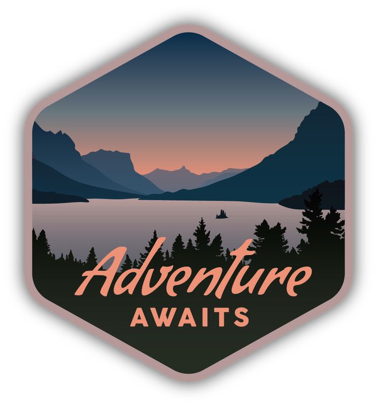 Sticker - Lake Reflection