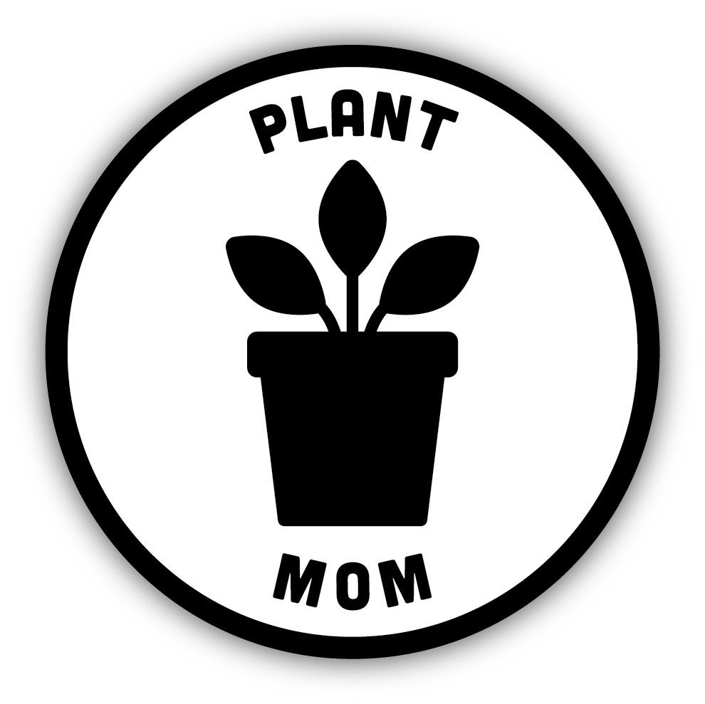 Sticker - Plant Mom Circle