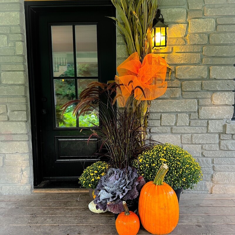 Fall Porch Pkg - "Simply Yellow"