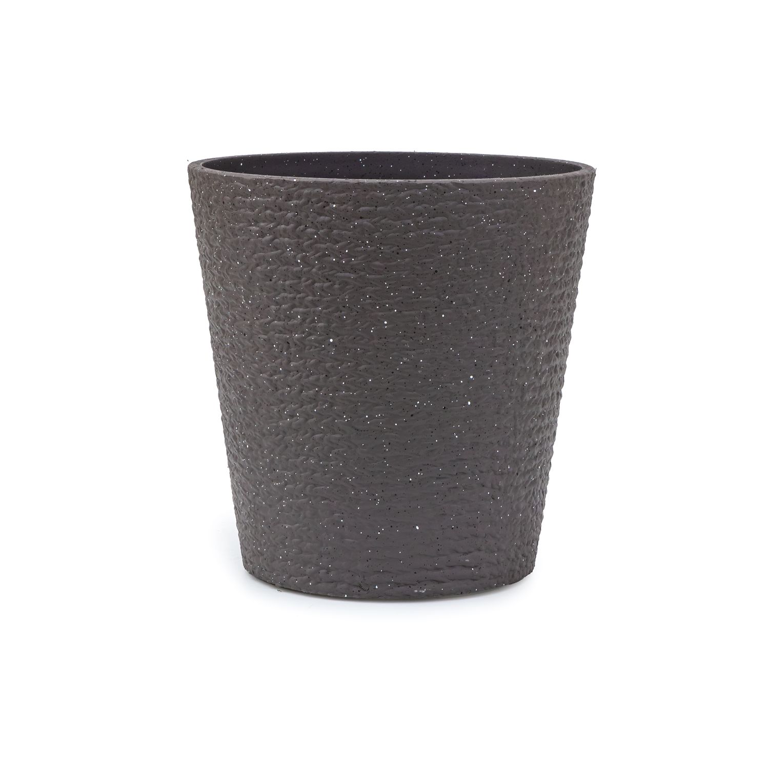 Planter - Classic Round 10.5"w x 11"h Black
