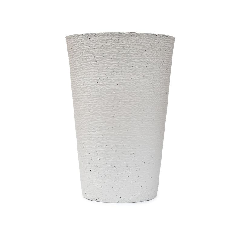 Planter - Tall Round 11"w x 16.5"h White