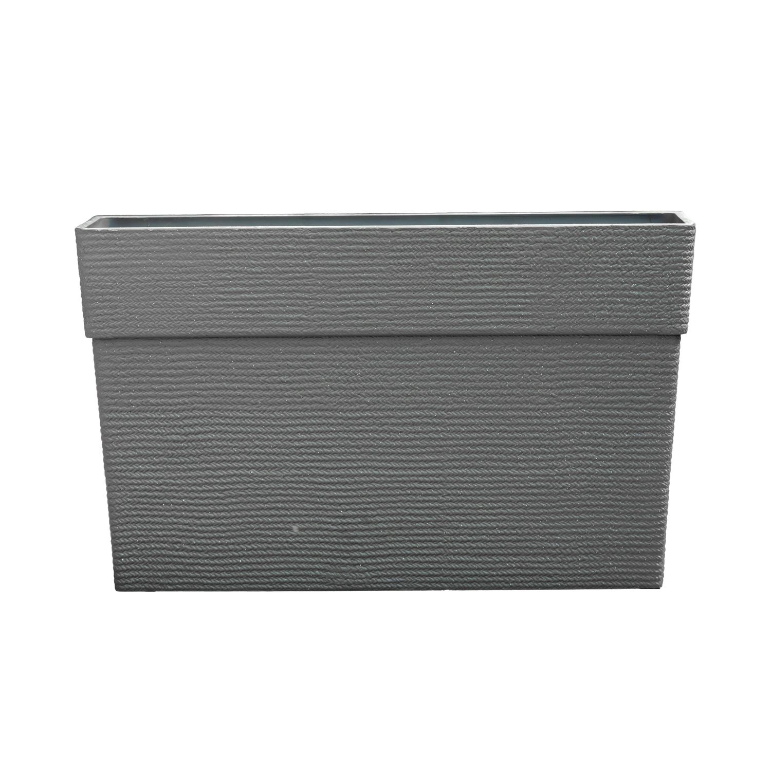 Planter - Traditional Rectangular 39.5"w x 23.5"h Black