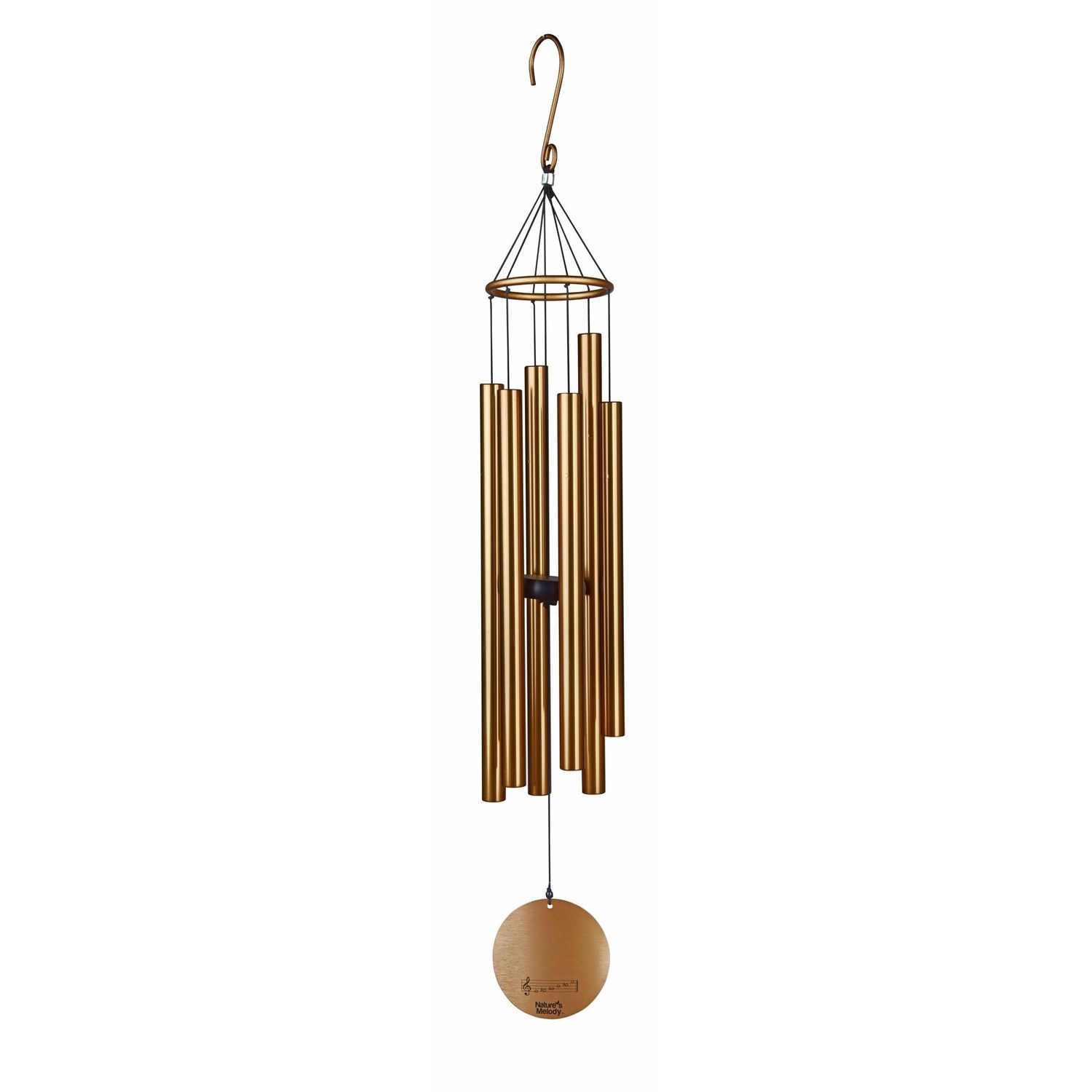 Aureole Tunes Wind Chimes 65" - Bronze