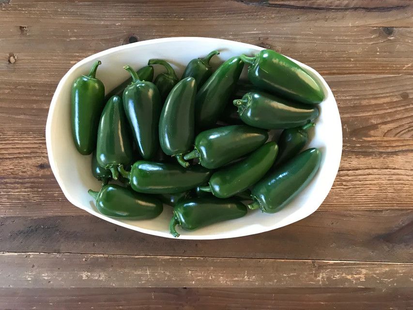 Hot Peppers (seed pkg), Variety: Black Magic Jalapeno F1Organic