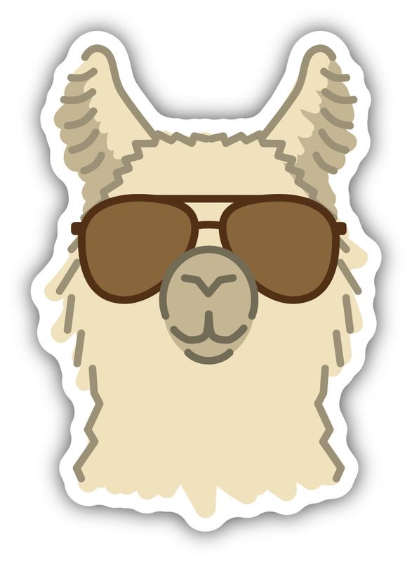 Sticker - Llama Aviator