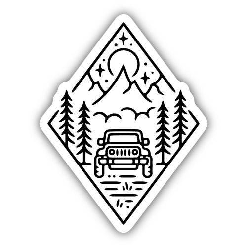 Sticker - Outdoor Jeep