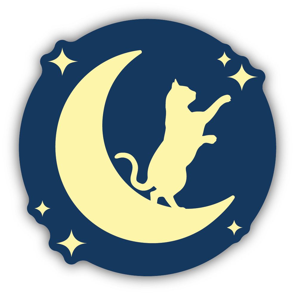 Sticker - Moon Cat