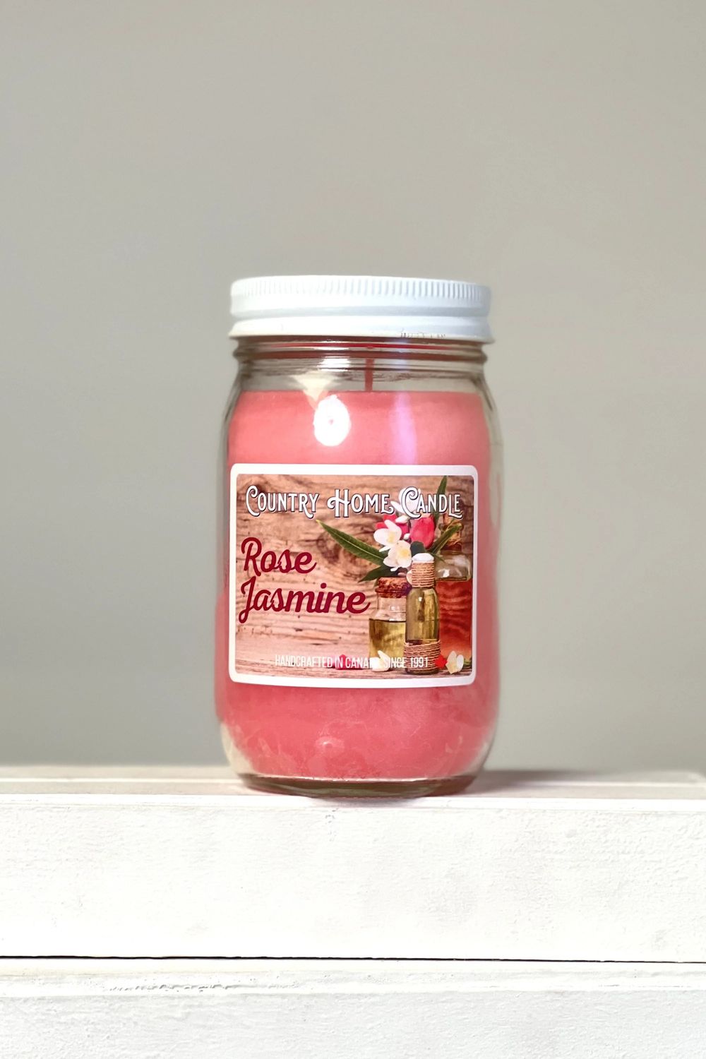 Candle 16 oz. Rose Jasmine