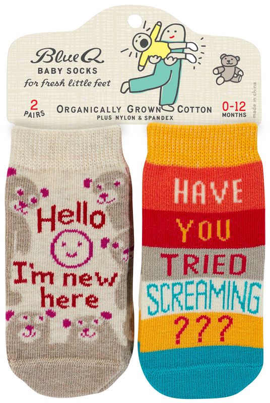 Baby Socks (0-12 months, 2 pairs) -