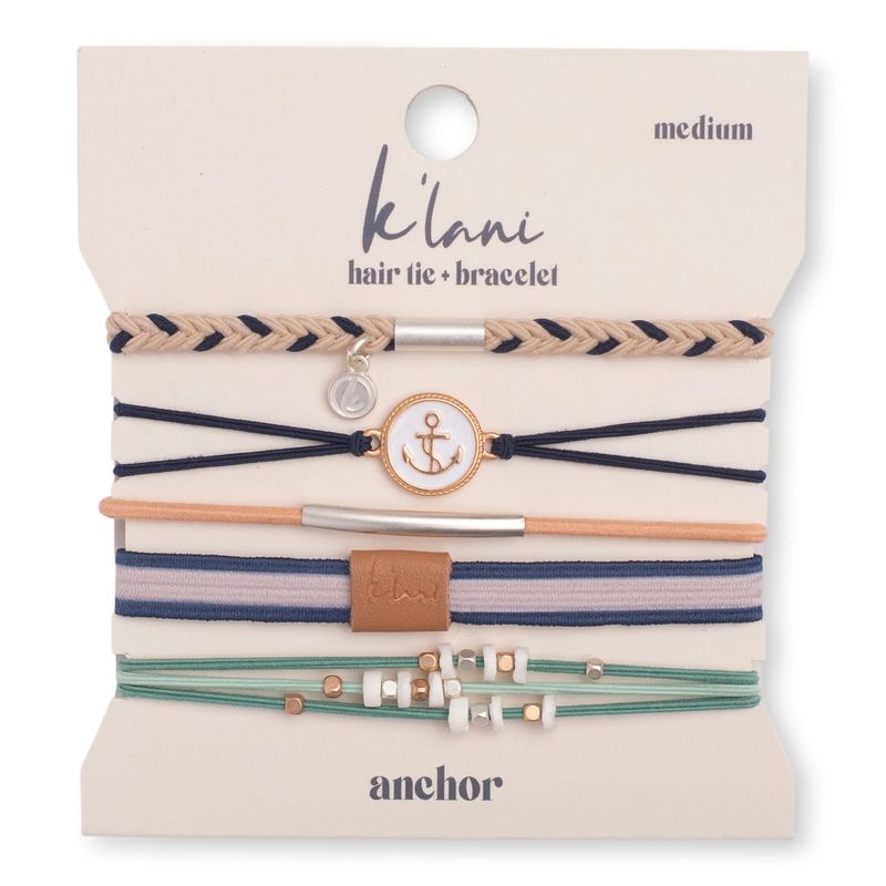 K'lani Hair Tie Bracelet - Anchor