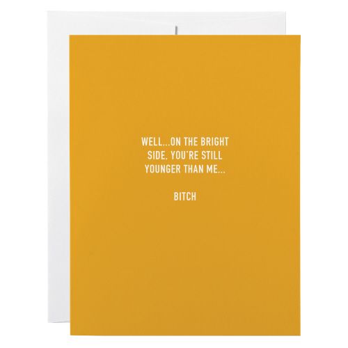 Birthday Card: Bright Side - blank