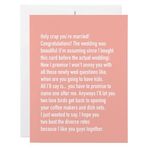 Wedding Card: Wedding Chatty Cathy - blank