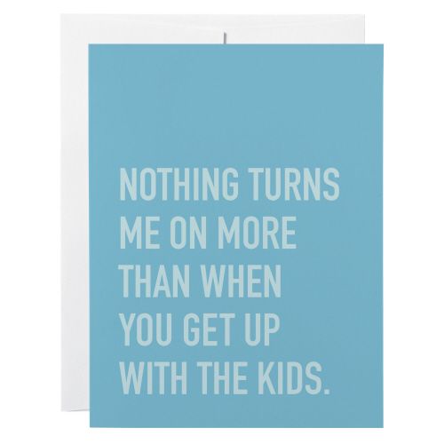 Love Card: Get Up With Kids - blank