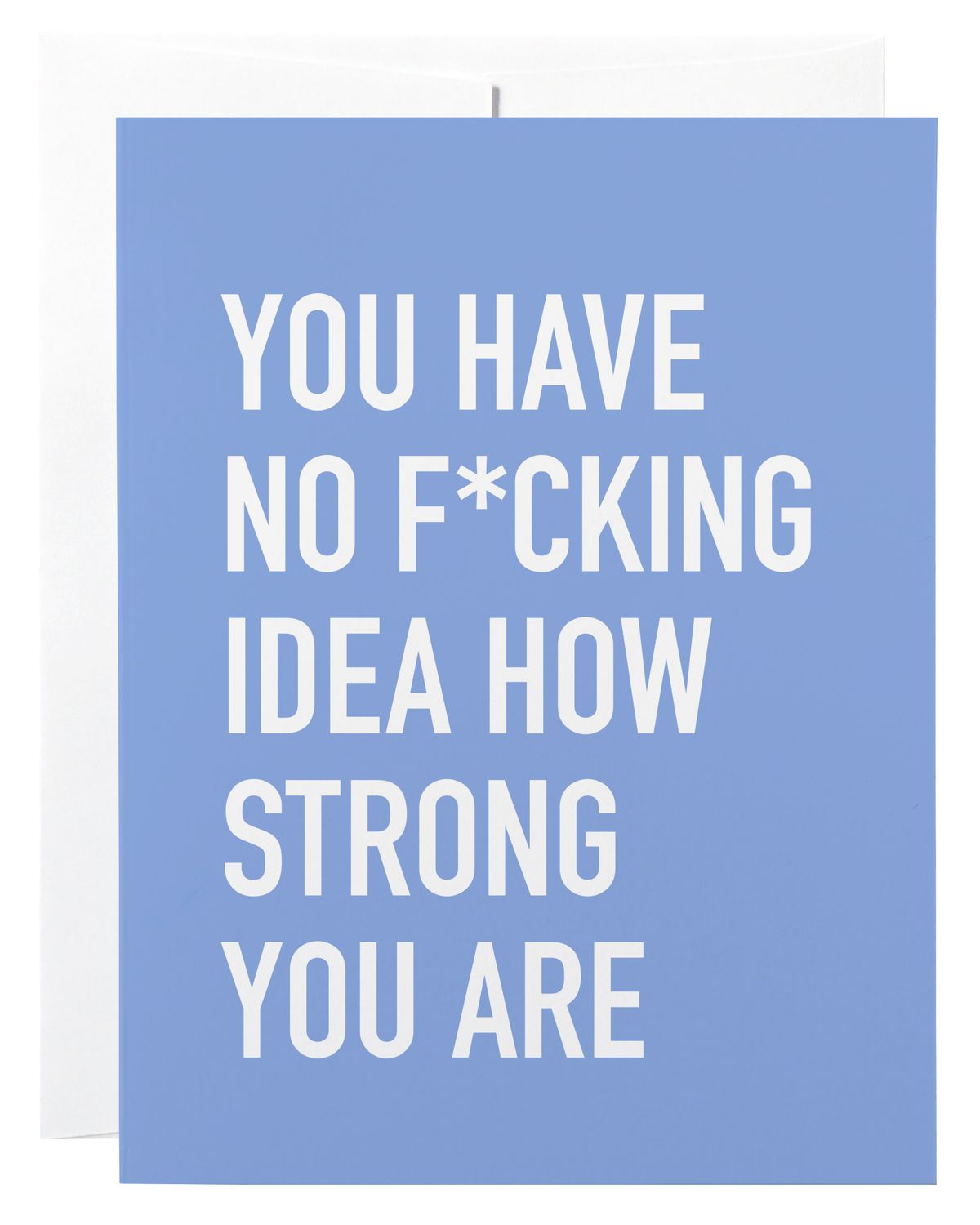 Sympathy Card: Strong - blank