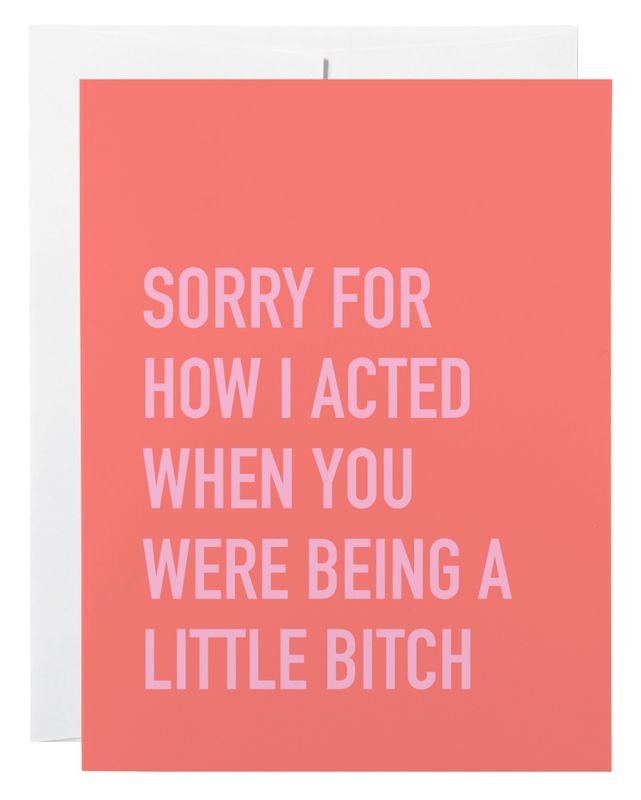 Friendship Card: Little B**** - blank