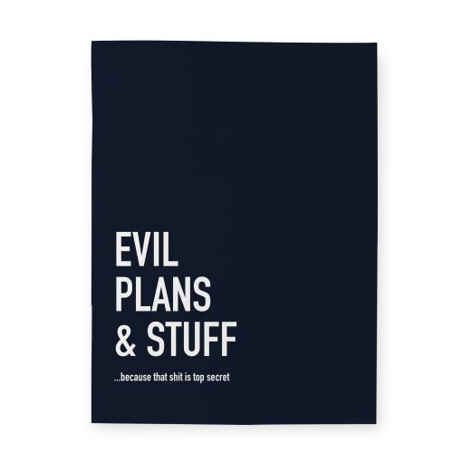 Notebook - Evil Plans &amp; Stuff