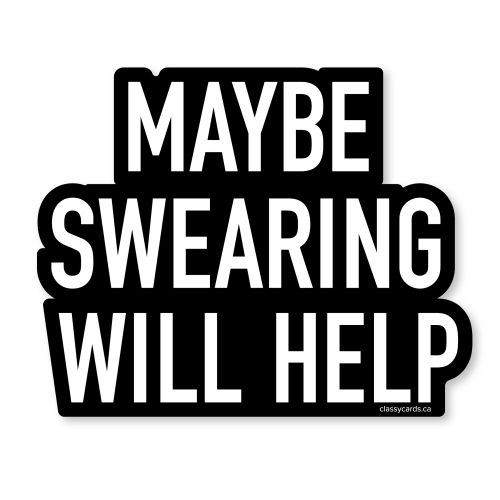 Sticker - Swearing