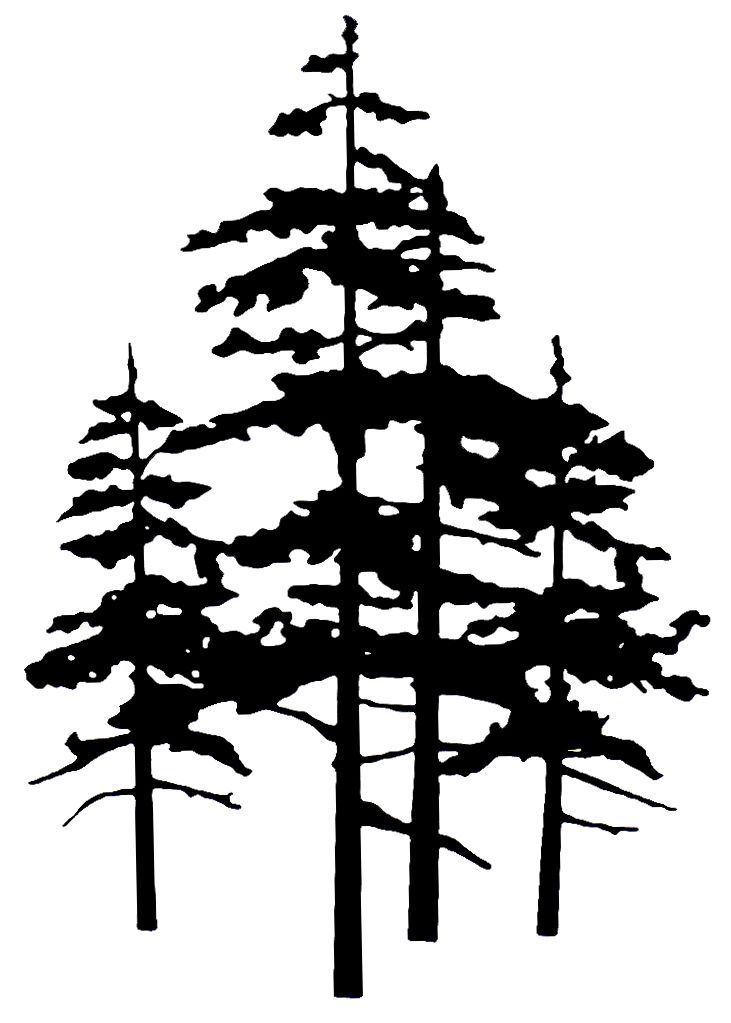 Metal Wall Art - Trees 28"W x 40"H