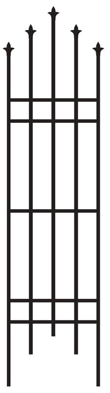 Metal Victorian Trellis 24”W x 72”H