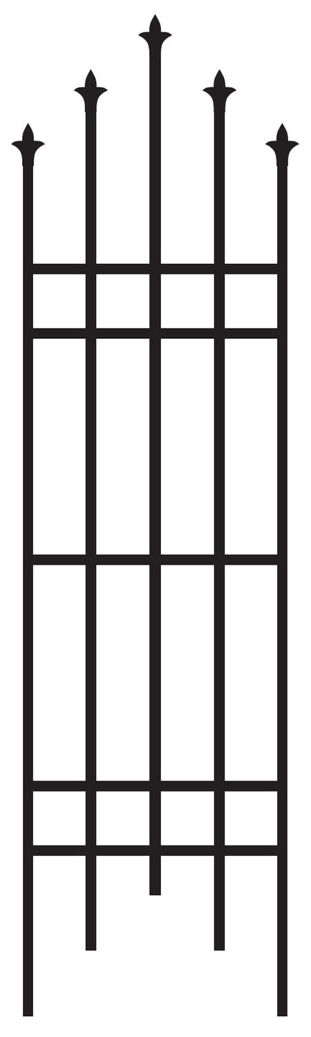 Metal Victorian Trellis 20”W x 62”H