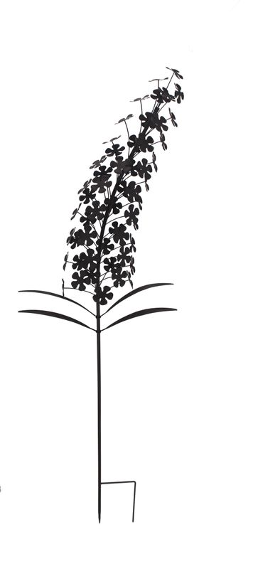 Metal Garden Stake - Tall Flower 11.8"W x 60”H