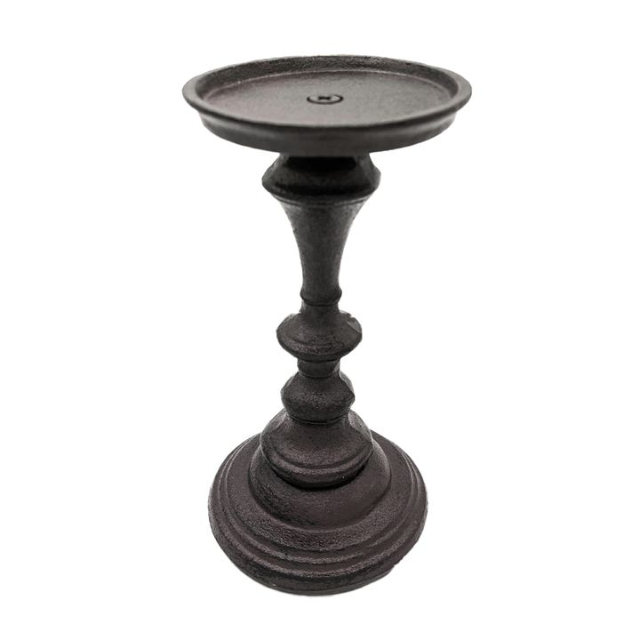Cast Iron - Pillar Candle Holder Medium