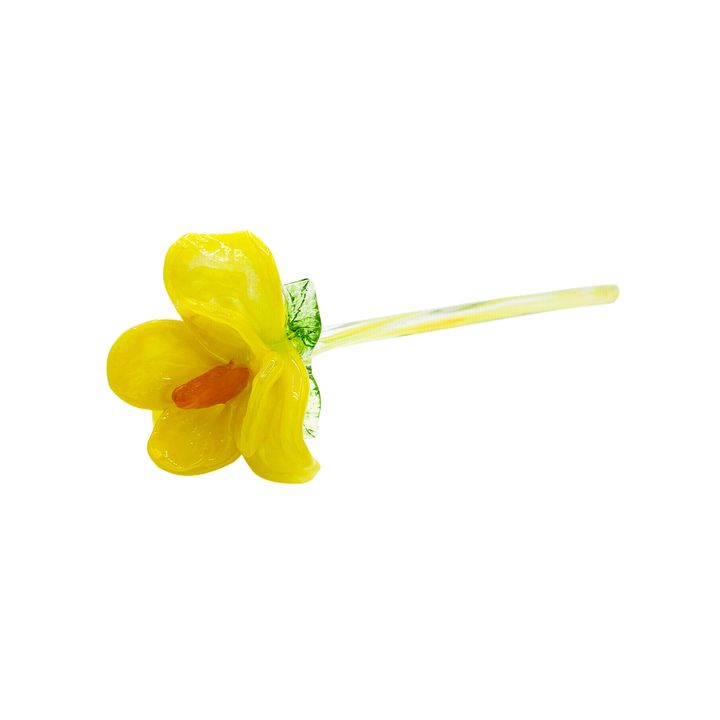 Glass Flower - Yellow