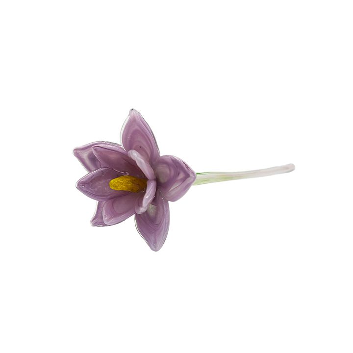 Glass Flower - Purple