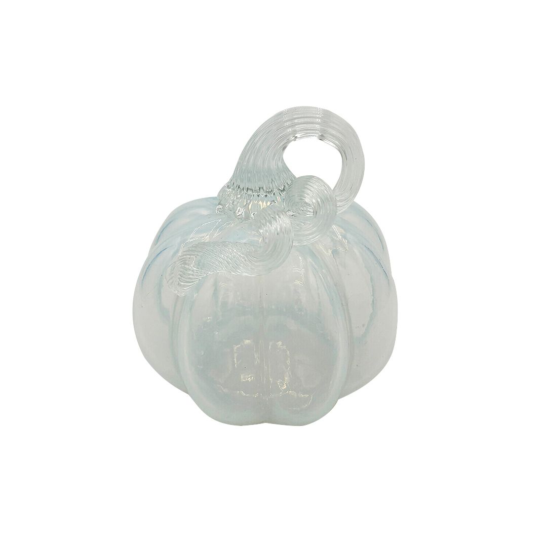 Glass Pumpkin 10*14cm - Clear