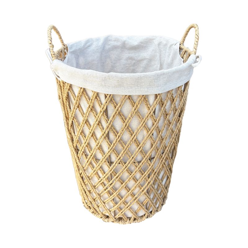Basket - Woven Lattice with Liner Medium