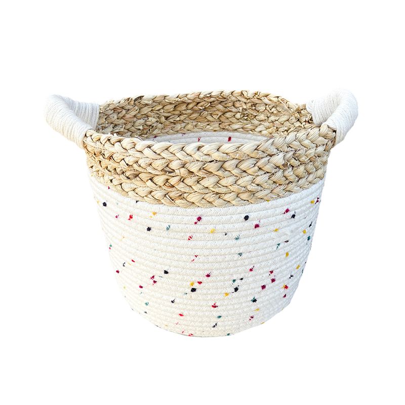Basket - Confetti with Handles Medium