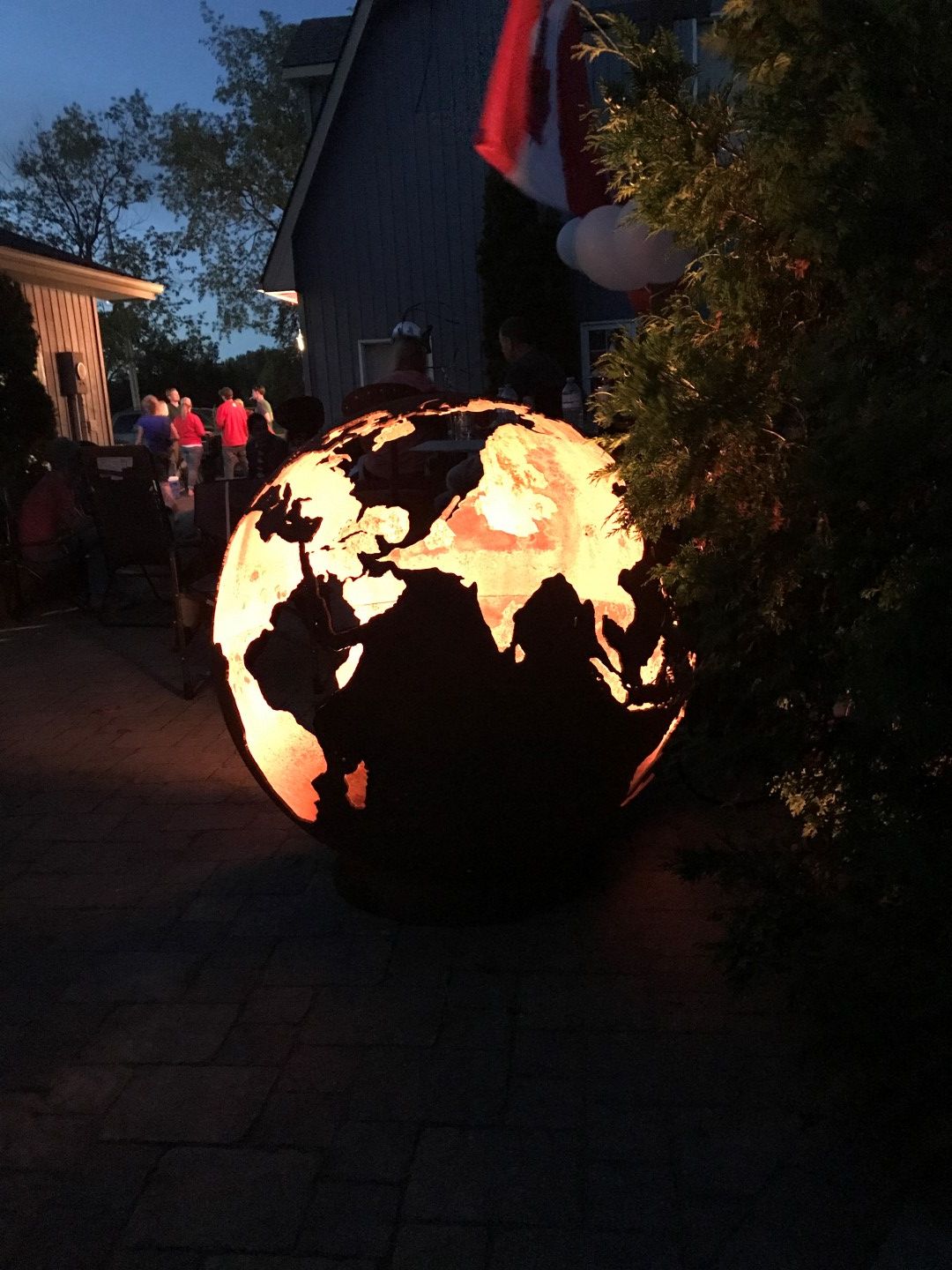 48" Globe Fire Bowl