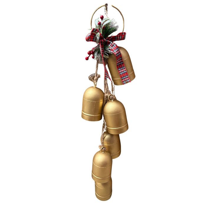 Christmas Bells Hanging - set of 6
