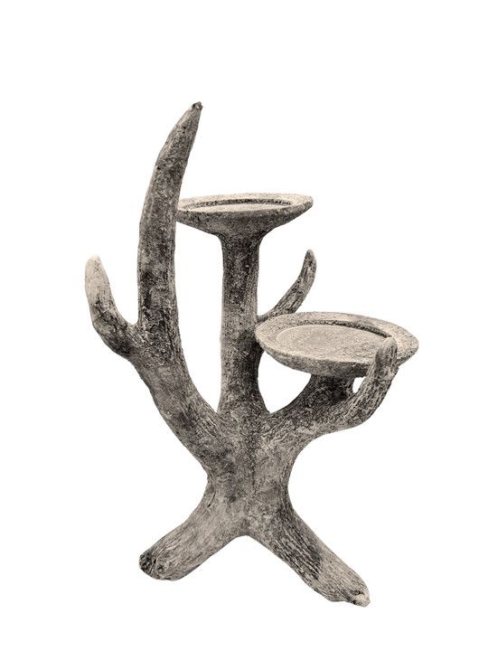Antler Pillar Candle Holder