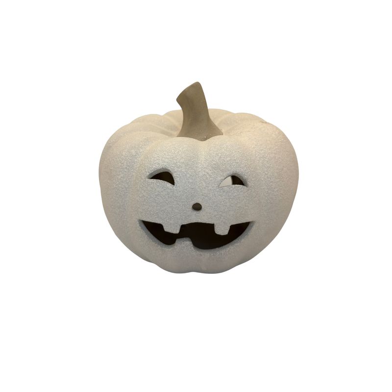 Ivory Classic Jack O'Lantern Tealight Holder - Large