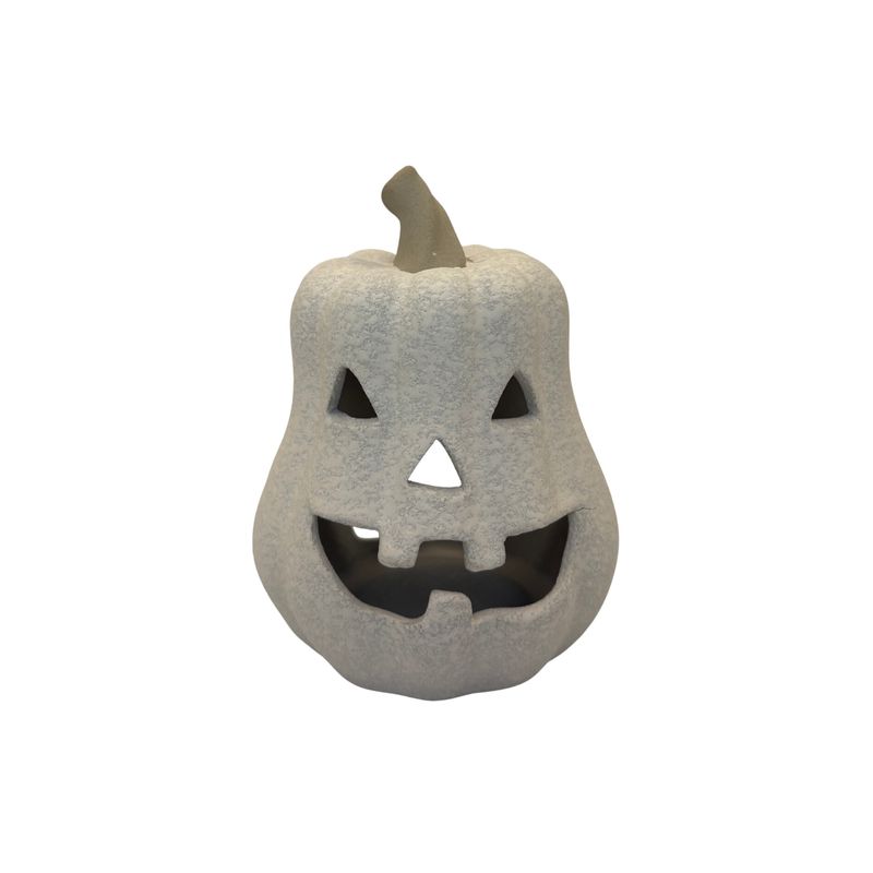 Ivory Jack O'Lantern Tealight Holder - Small