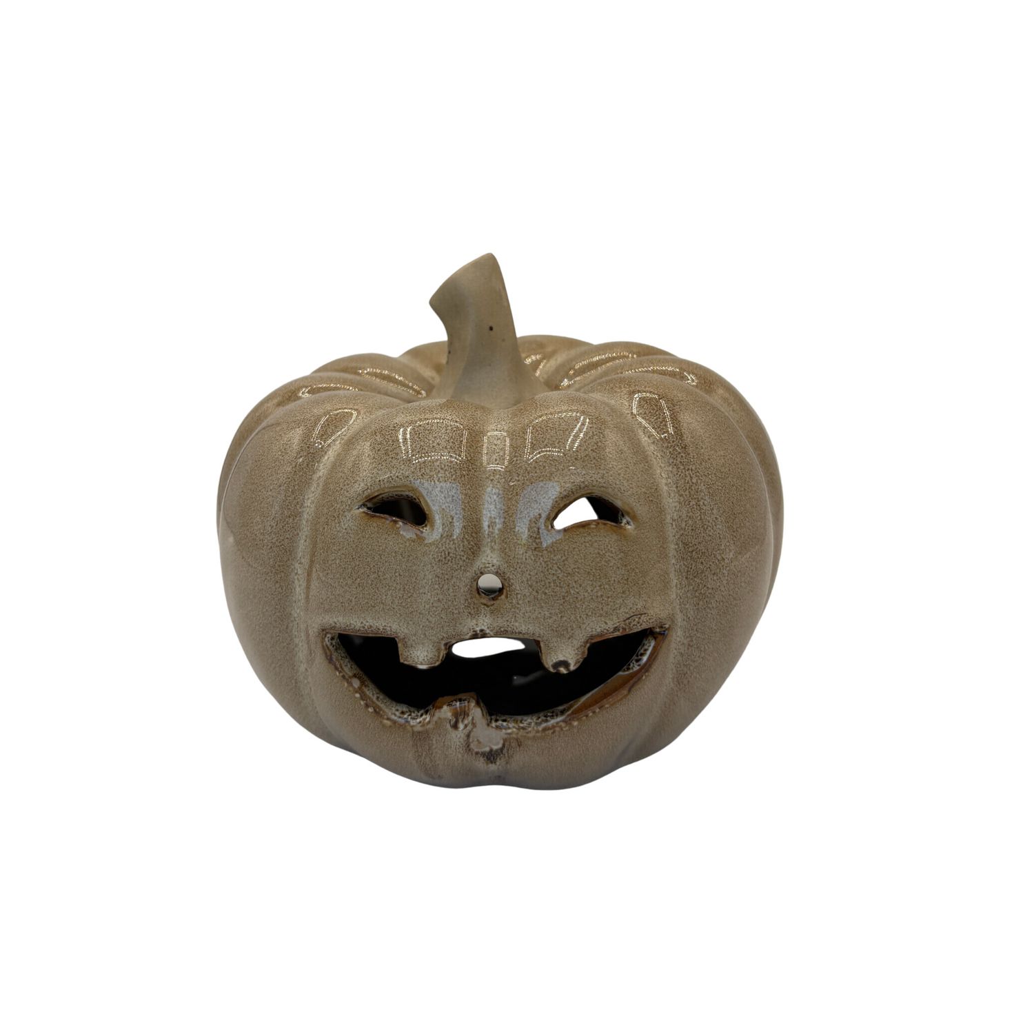 Brown Classic Jack O'Lantern Tealight Holder
