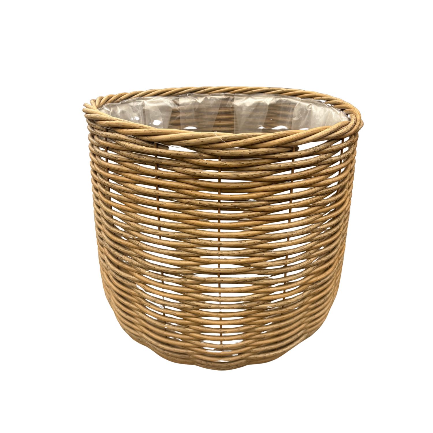 Wicker Round Basket - Large (with wheels)