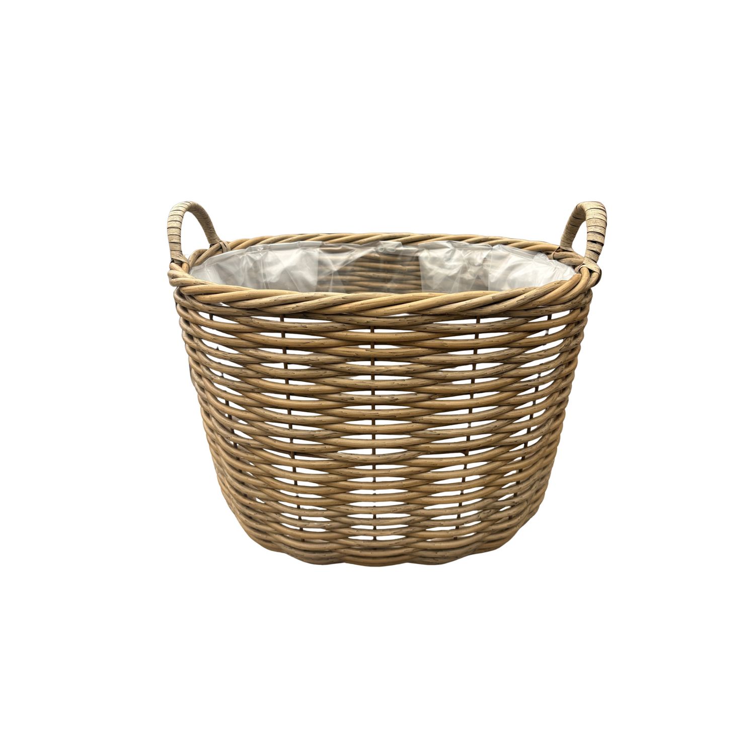 Wicker Oval Basket - Medium