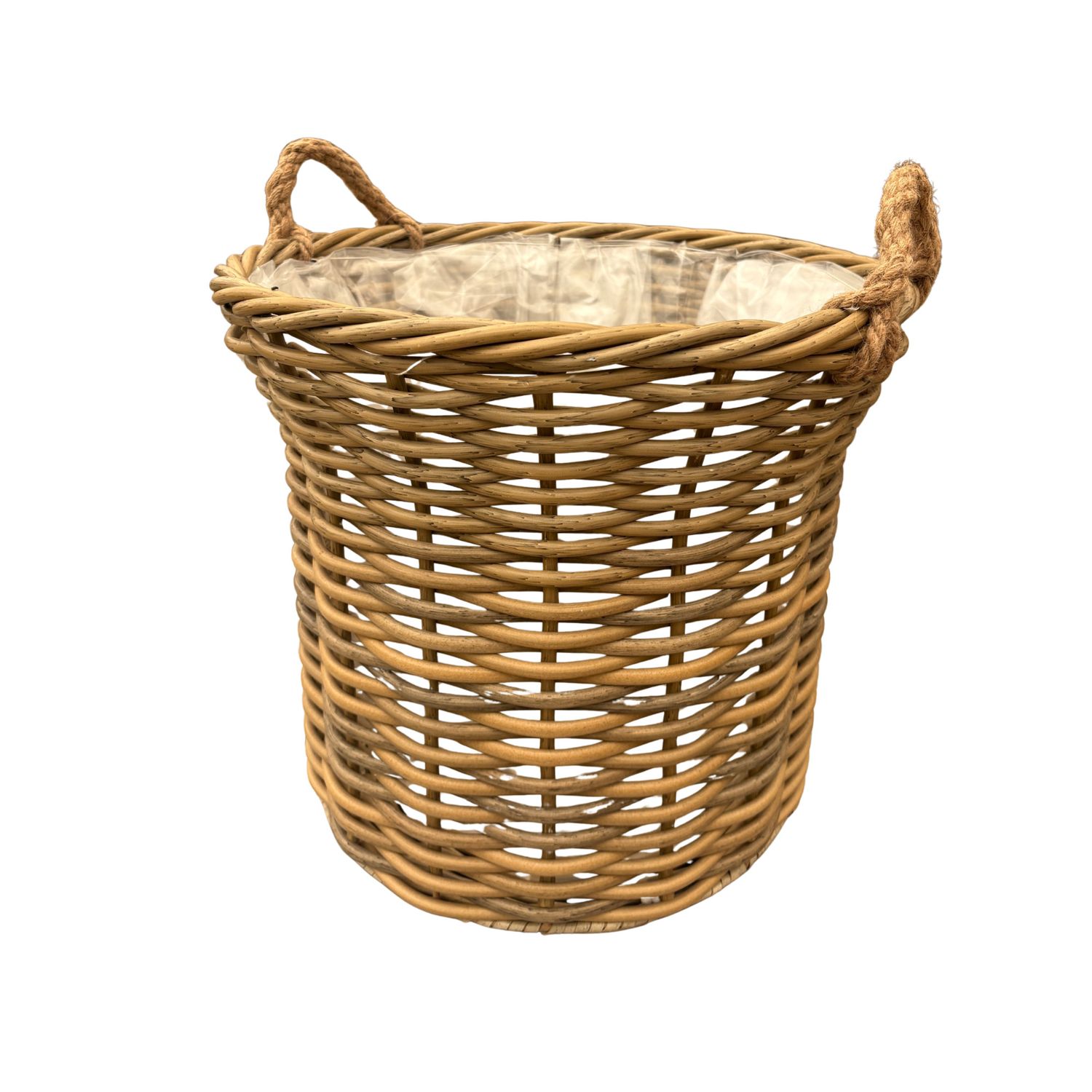 Wicker Flared Rope Basket - Large