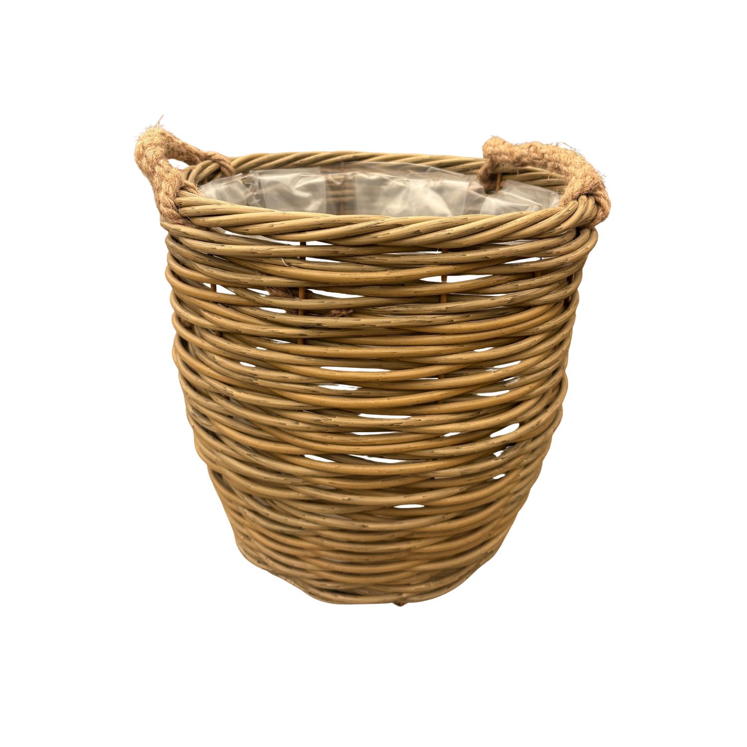 Wicker Round Rope Basket - Medium