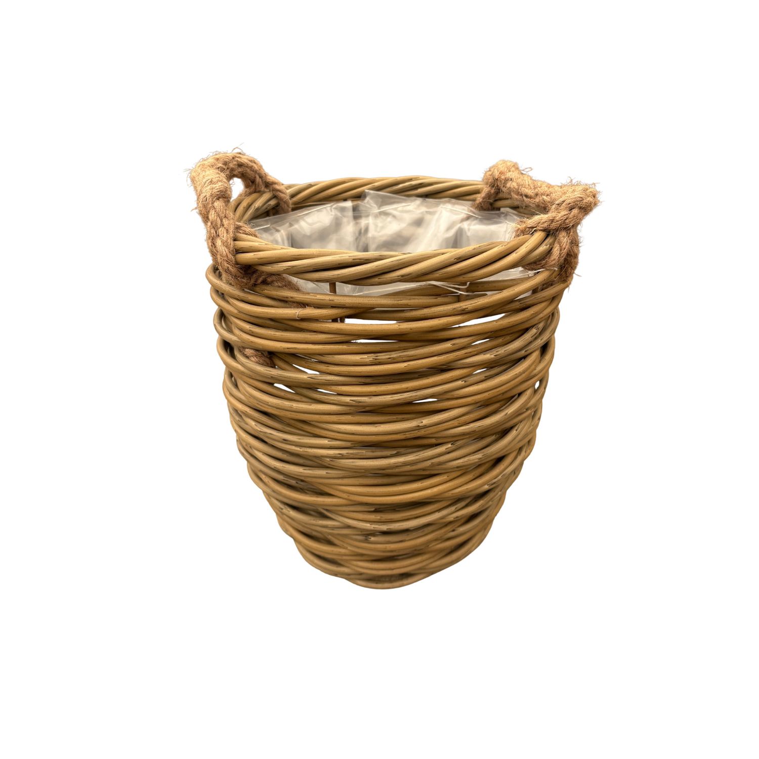 Wicker Round Rope Basket - Small