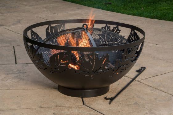 32" Autumn Leaves Fire Bowl