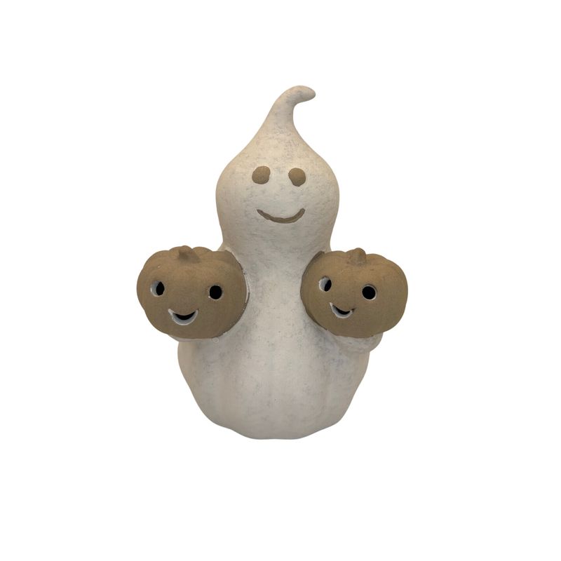 Ceramic Pumpkin Ghost